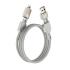 WIWU Raptor Wi-C051 4in1 USB C + A + Lightning 100W Fast Charging Cable- White